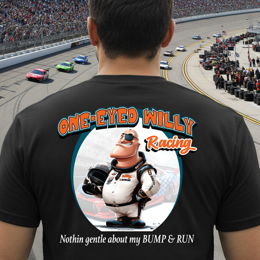 One-Eyed Willy Racing - NASCAR Stock Car Track Background